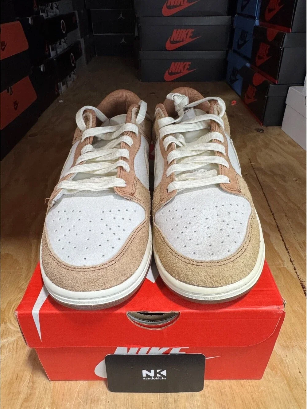 Nike Dunk Low Premium 'Medium Curry' DD1390-100 BRAND NEW MENS SIZE 8.5
